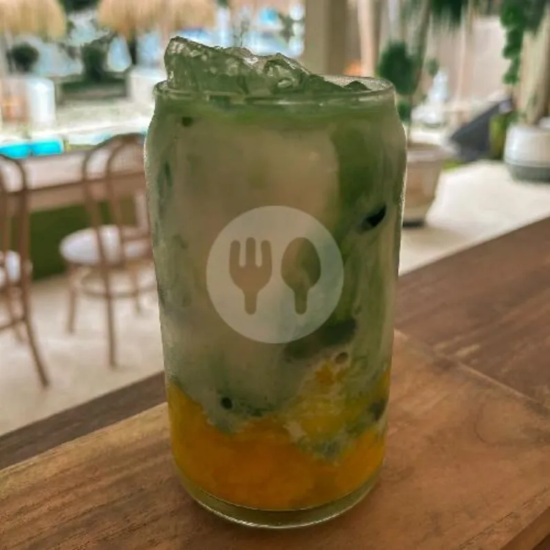 Mango Matcha Latte Ice